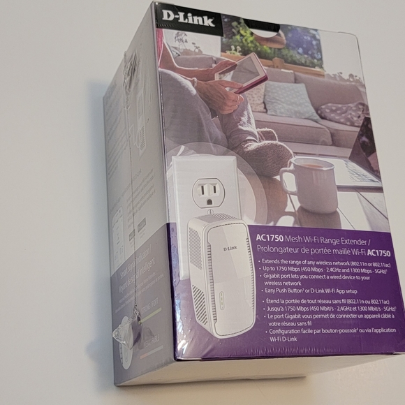 D-Link AC1750 Mesh Wi-Fi Range Extender- Cover up to 2000 sq.ft- DAP 1755 MU-MIM - Picture 8 of 12